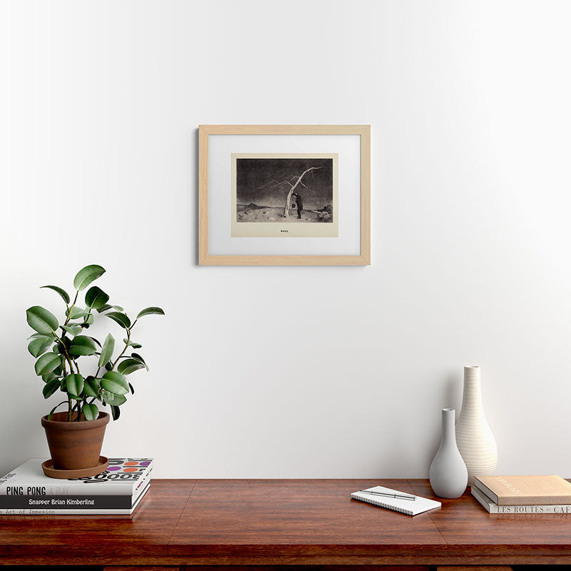 "Hope" from "Trees at Night" by Art Young Framed Art Print