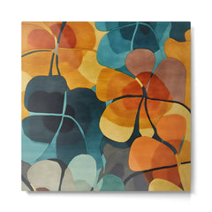 A Floral Palette of Colorful Petals Metal Print