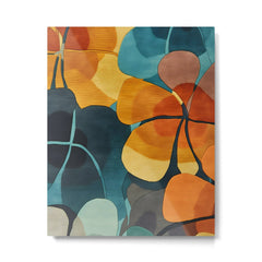 A Floral Palette of Colorful Petals Metal Print