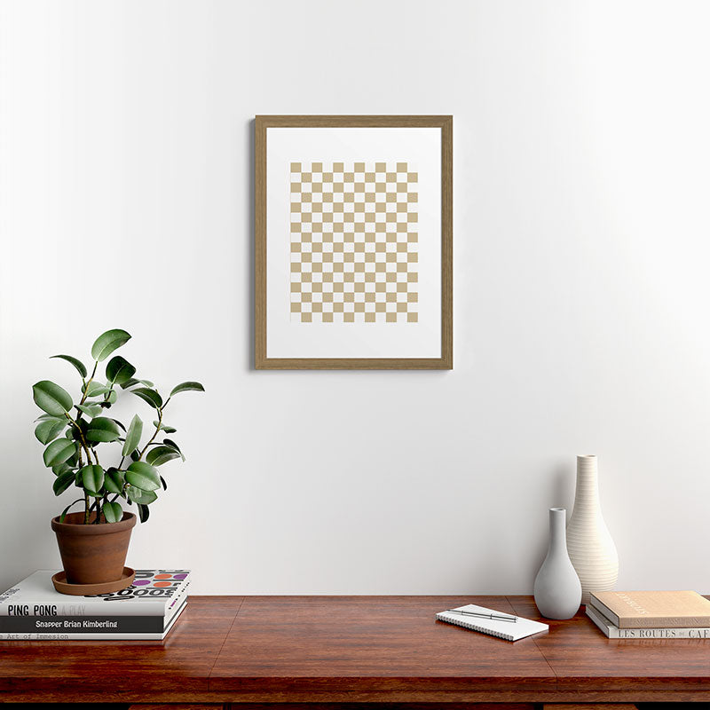 1989 Check Framed Art Print