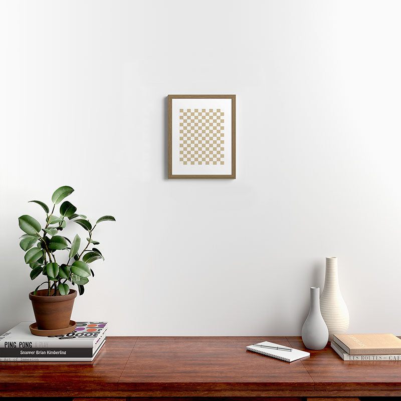 1989 Check Framed Art Print