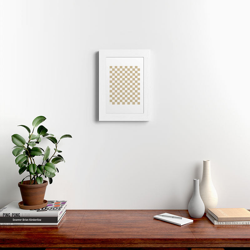 1989 Check Framed Art Print