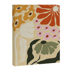 70s tropical fun flower Canvas Print