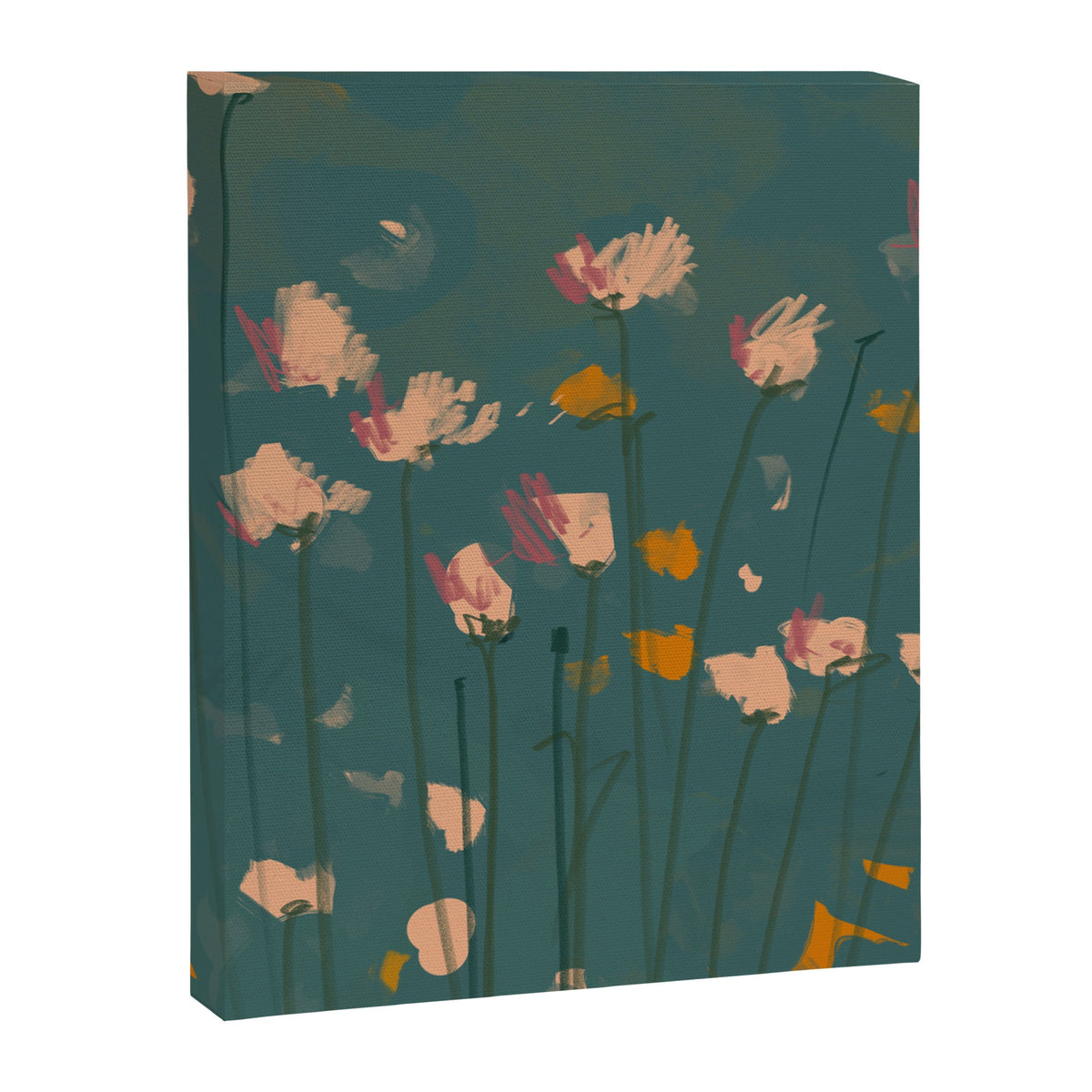 A Field Of Flowers Bloom Canvas Print