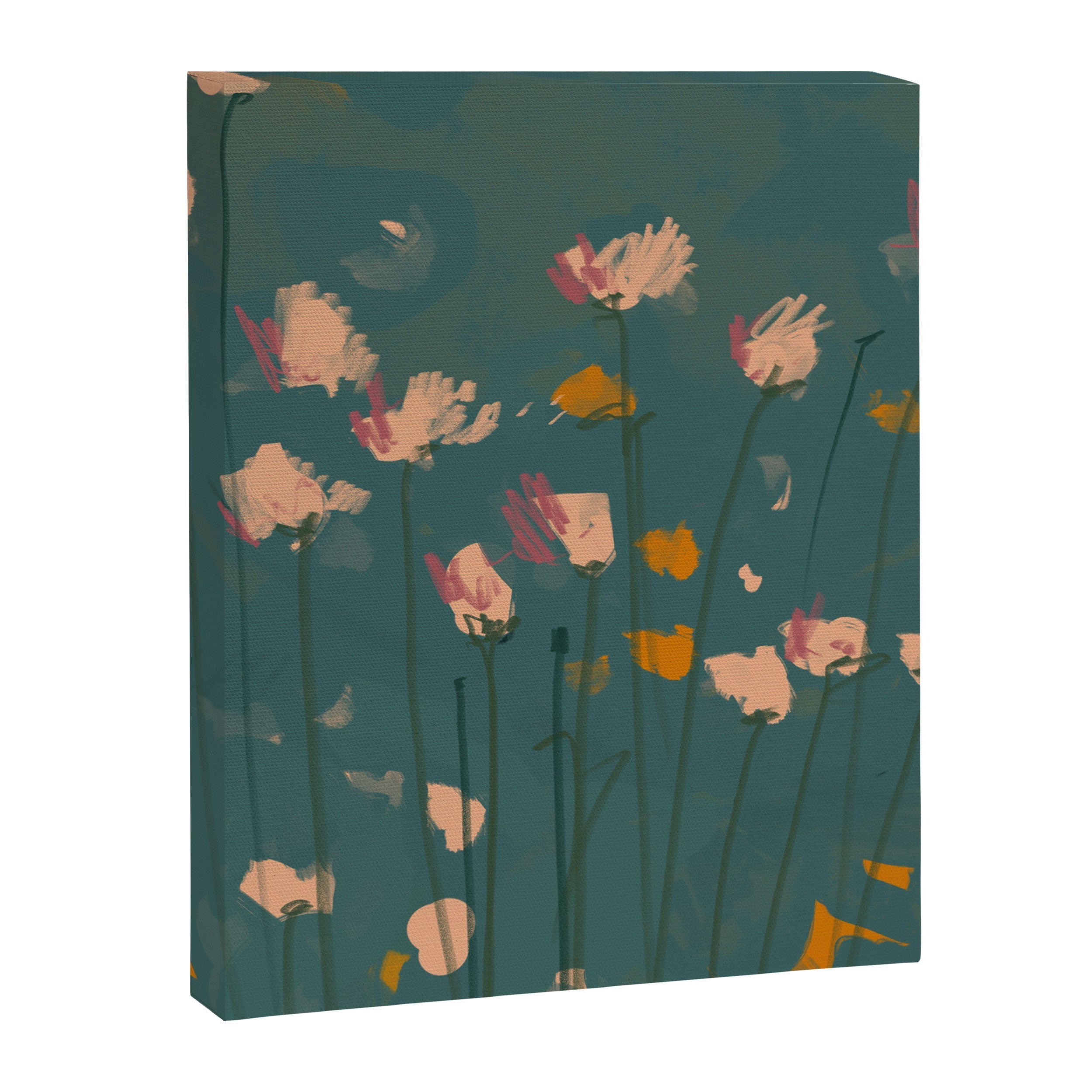 A Field Of Flowers Bloom Canvas Print