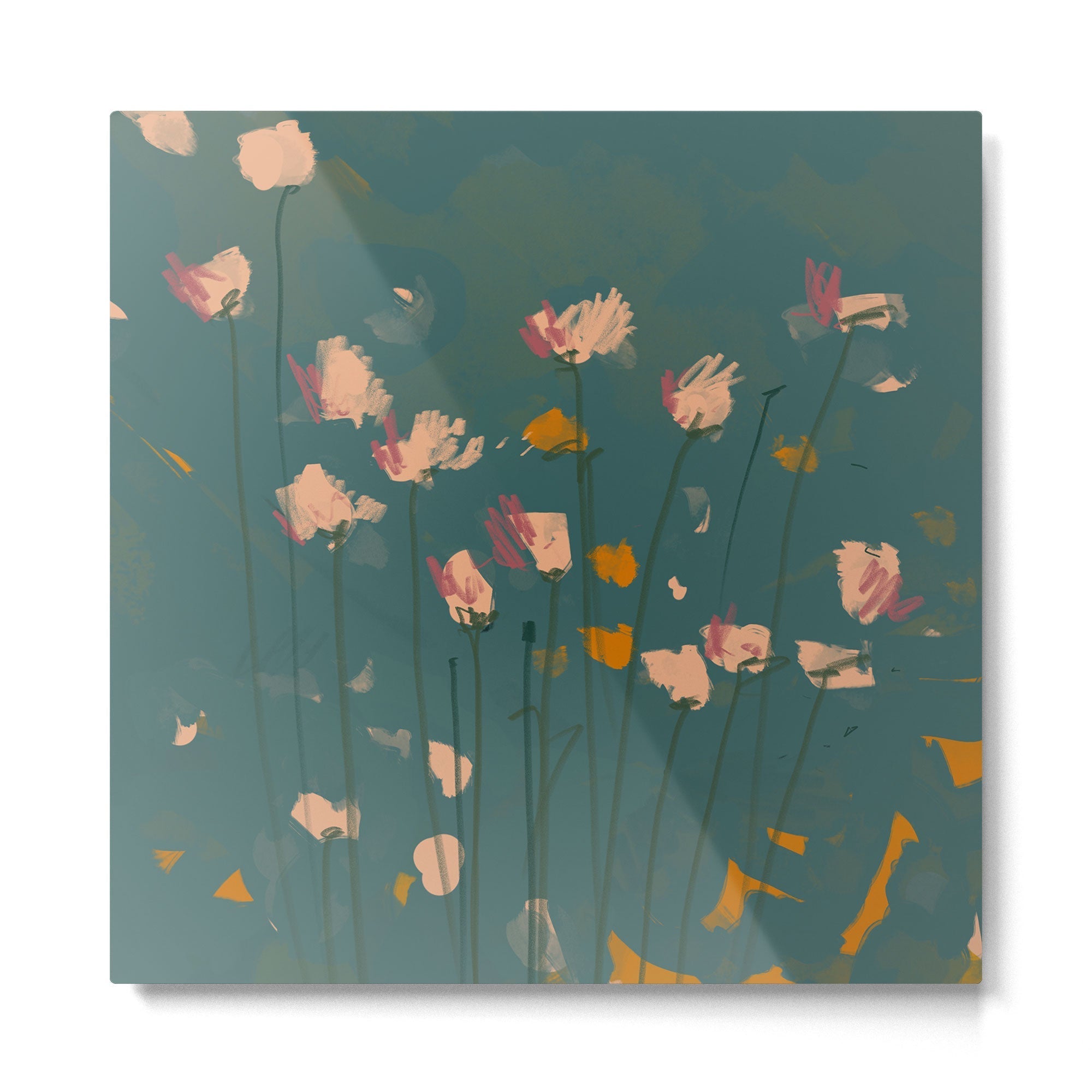 A Field Of Flowers Bloom Metal Print