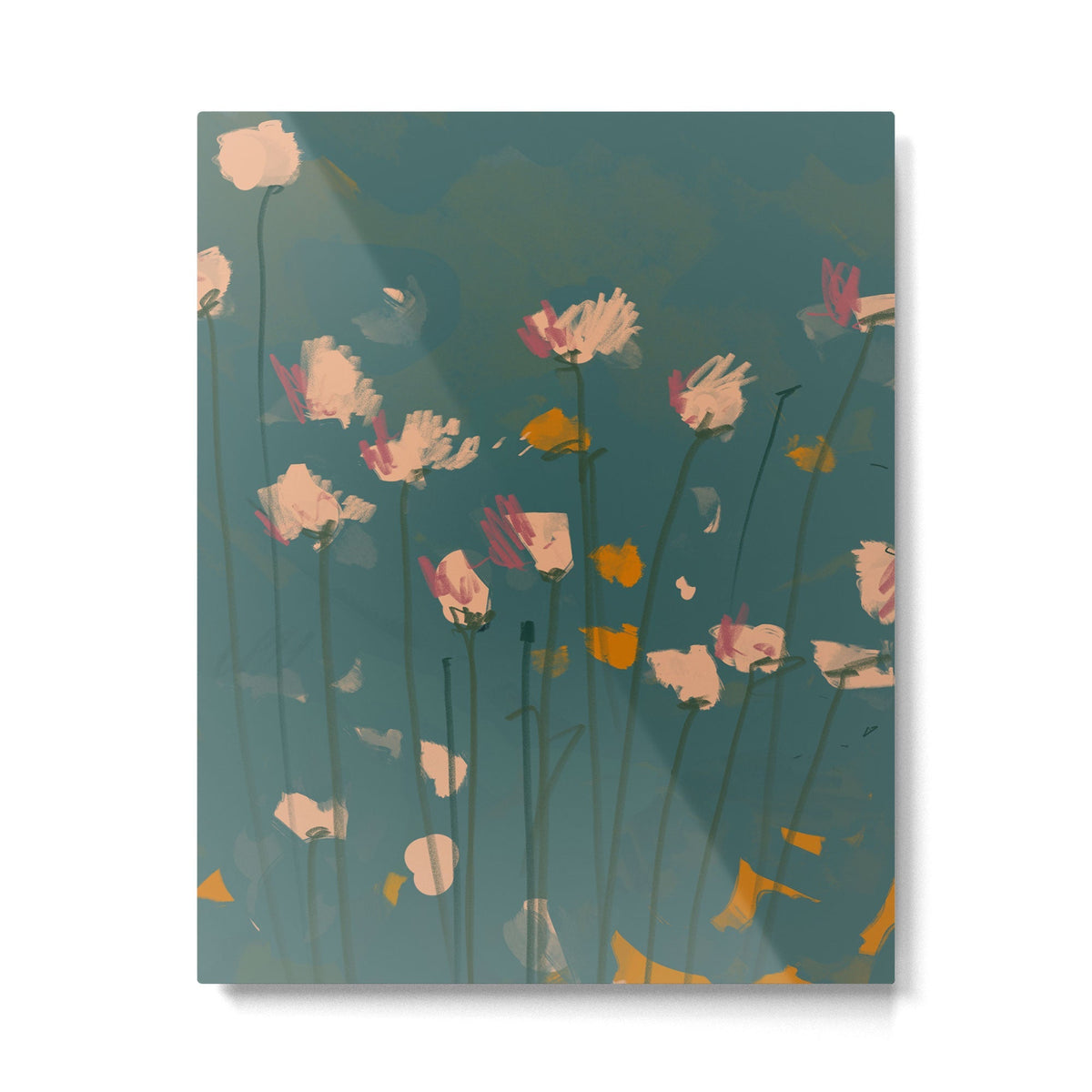 A Field Of Flowers Bloom Metal Print