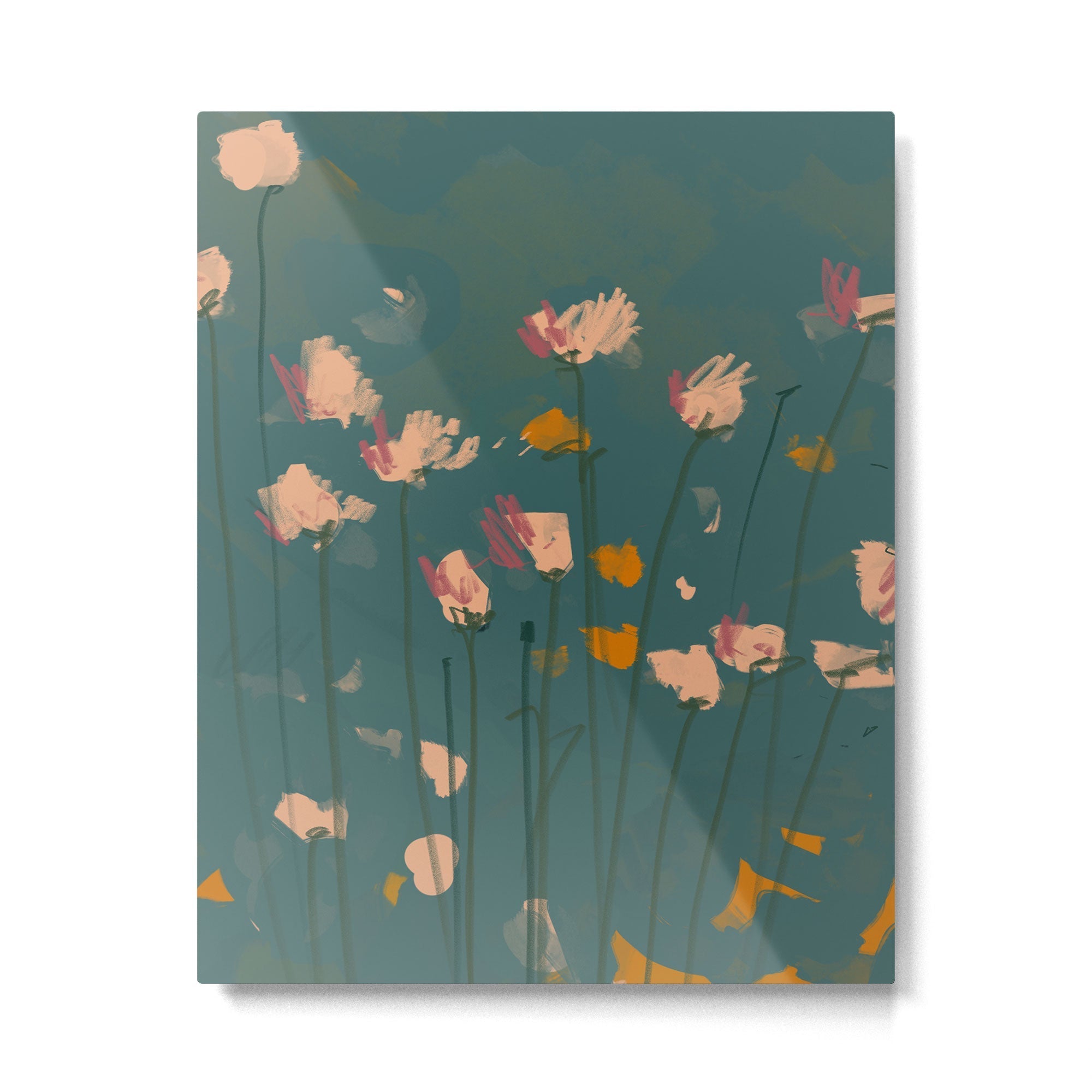 A Field Of Flowers Bloom Metal Print