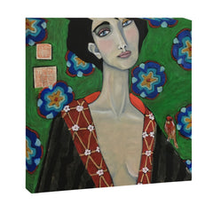 A Little Bird Told Me Canvas Print