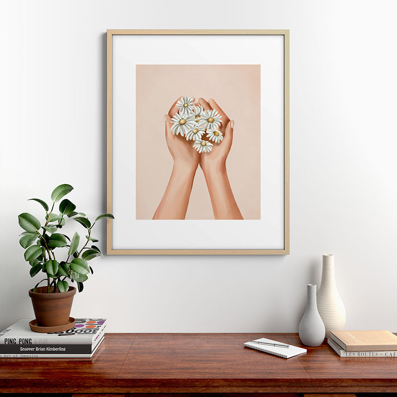 A Gentle Gift Framed Art Print