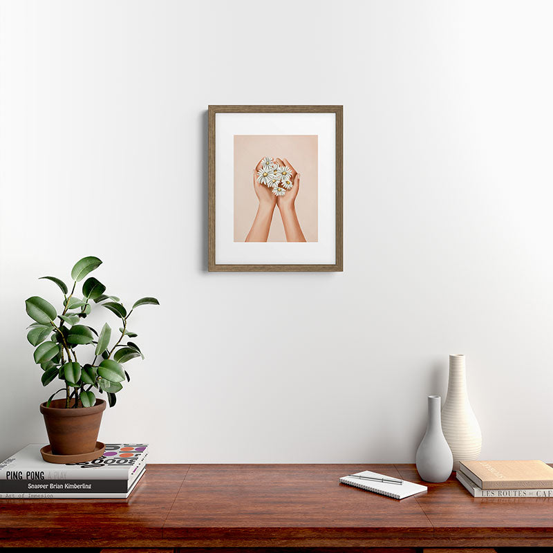 A Gentle Gift Framed Art Print