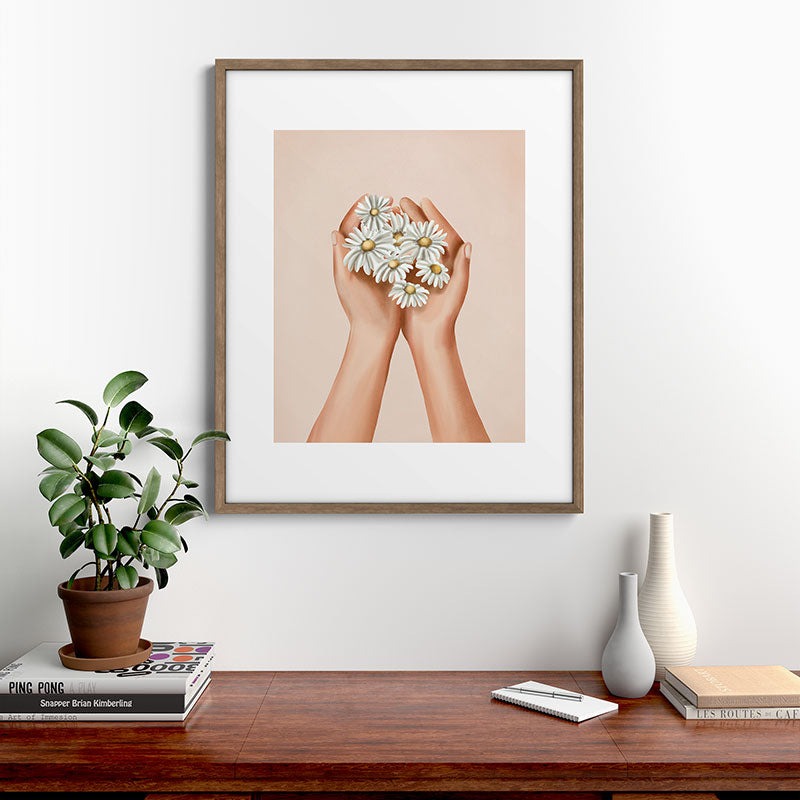 A Gentle Gift Framed Art Print