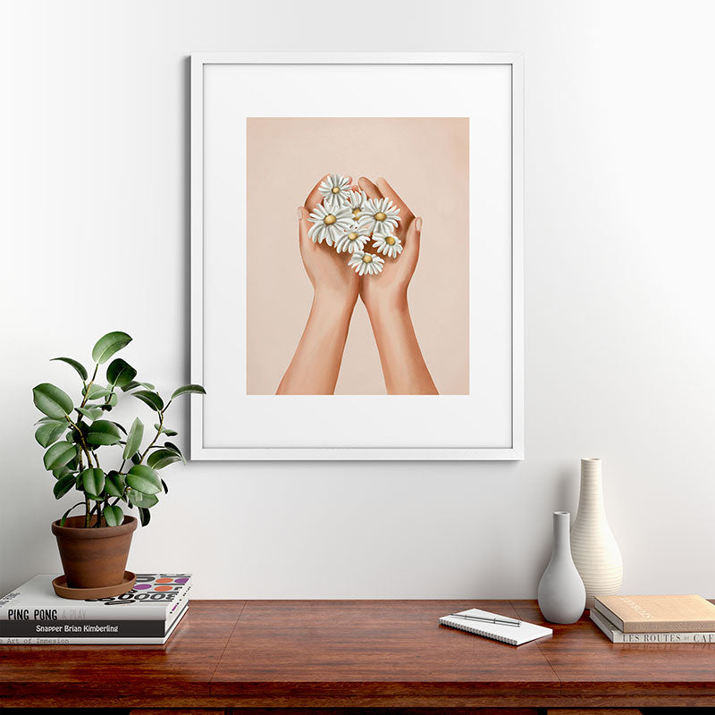 A Gentle Gift Framed Art Print