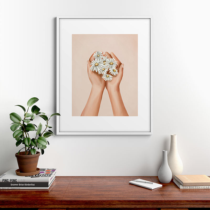 A Gentle Gift Framed Art Print
