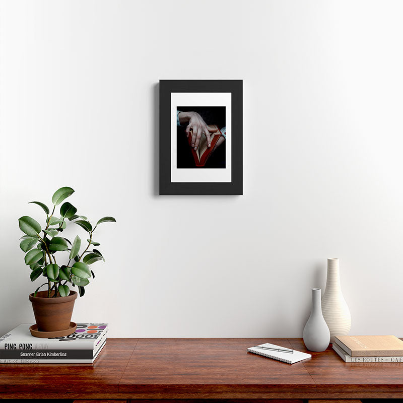 "V" doesn't mean Vendetta Framed Art Print