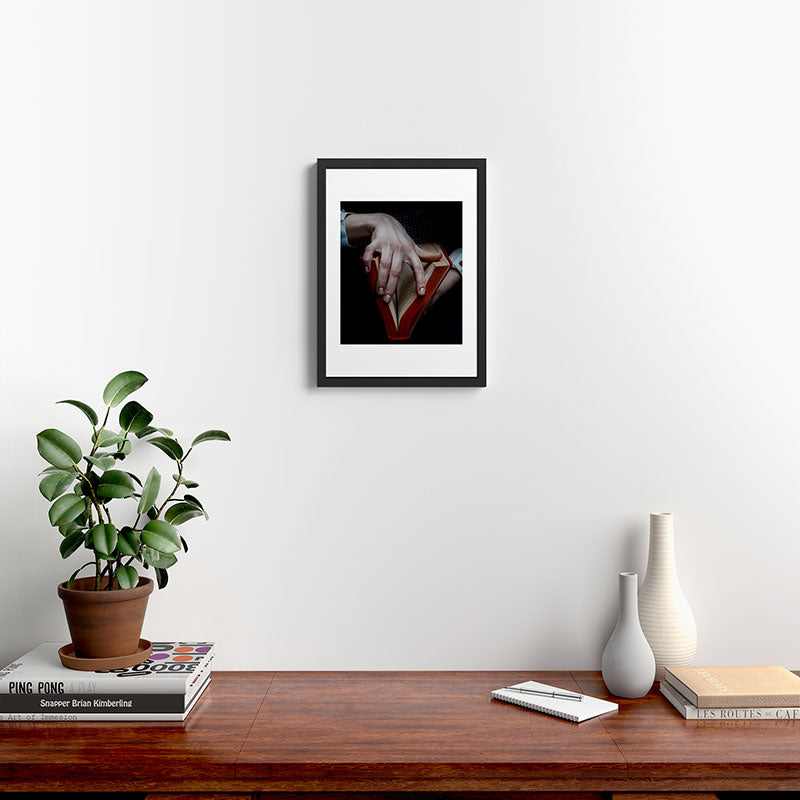 "V" doesn't mean Vendetta Framed Art Print