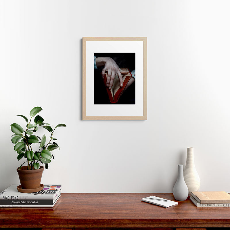 "V" doesn't mean Vendetta Framed Art Print