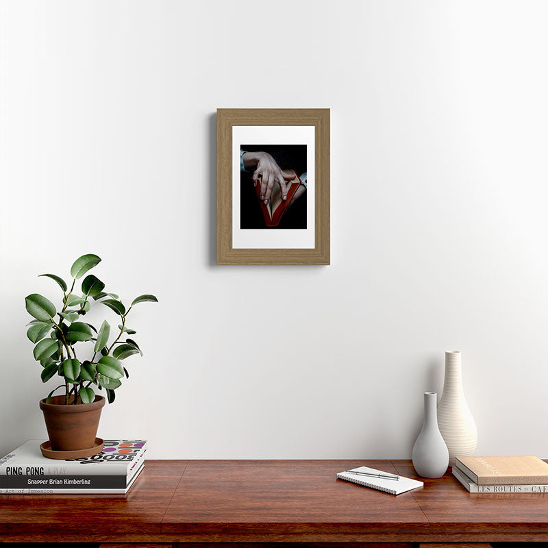 "V" doesn't mean Vendetta Framed Art Print