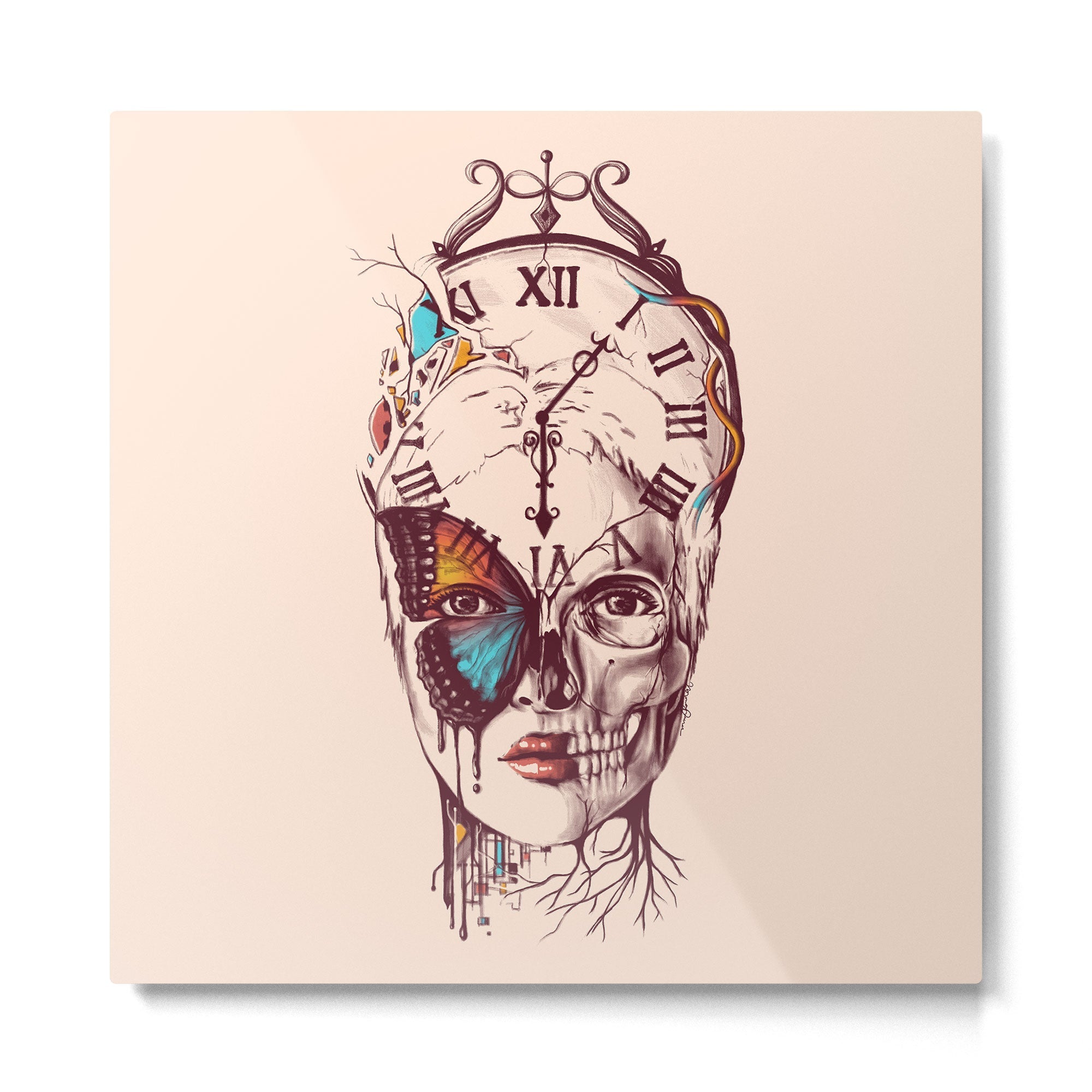 A Butterfly Effect Metal Print