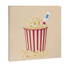 3D movie time Canvas Print