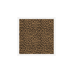 2000s leopard-black on tan Art Print