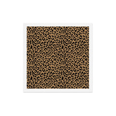 2000s leopard-black on tan Art Print