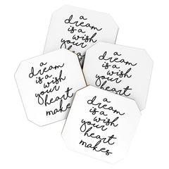 A Dream Is A Wish Your Heart Makes Coaster