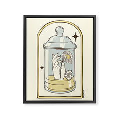 A FRESH START Framed Canvas Print