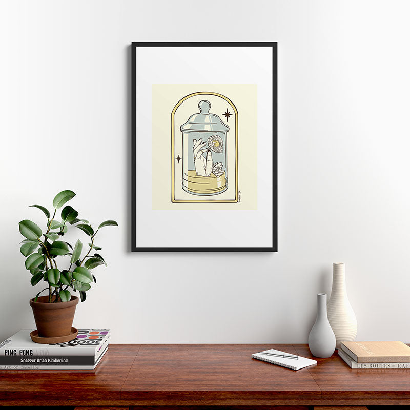 A FRESH START Framed Art Print