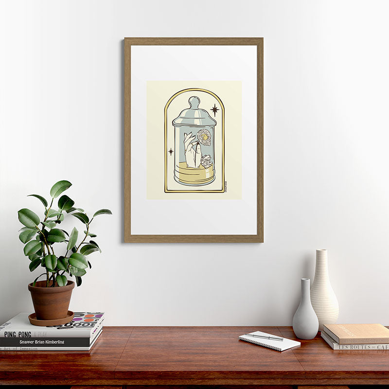 A FRESH START Framed Art Print