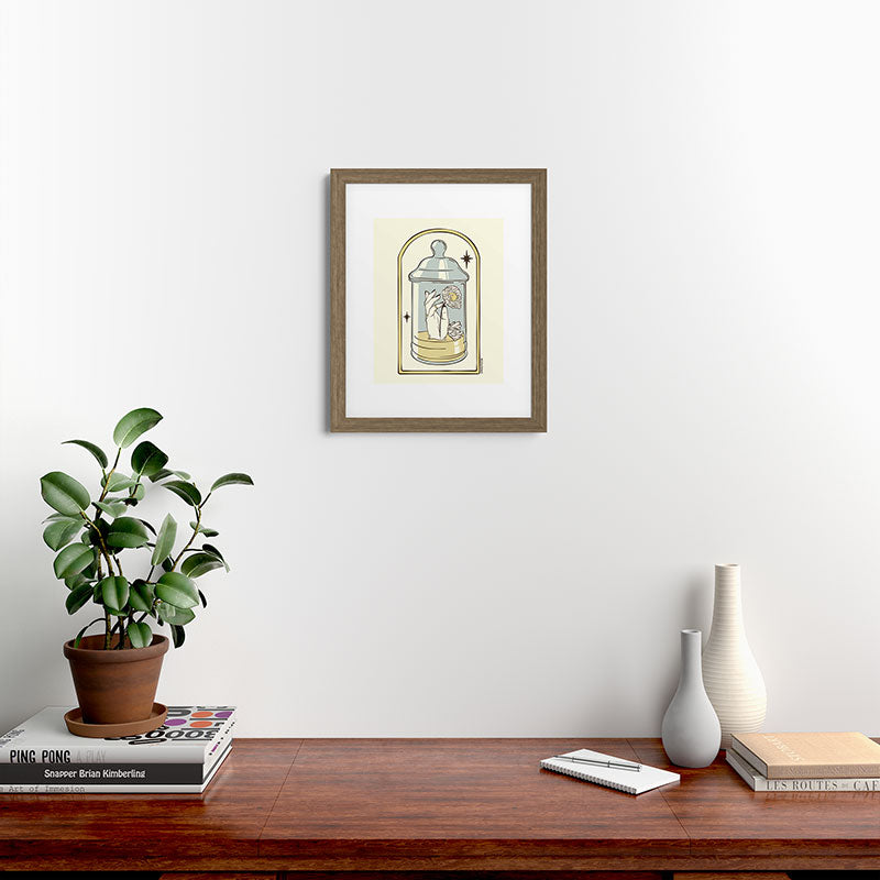 A FRESH START Framed Art Print