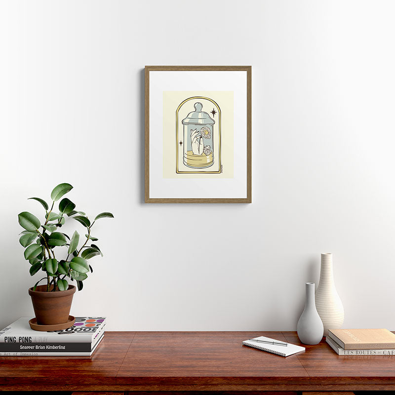 A FRESH START Framed Art Print