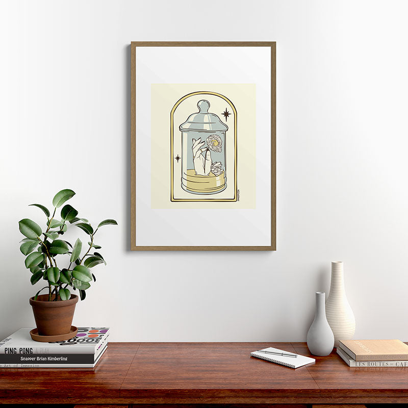 A FRESH START Framed Art Print