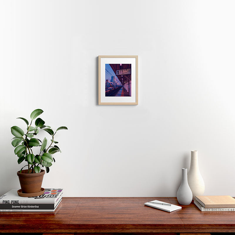 5 AM in Tokyo Framed Art Print