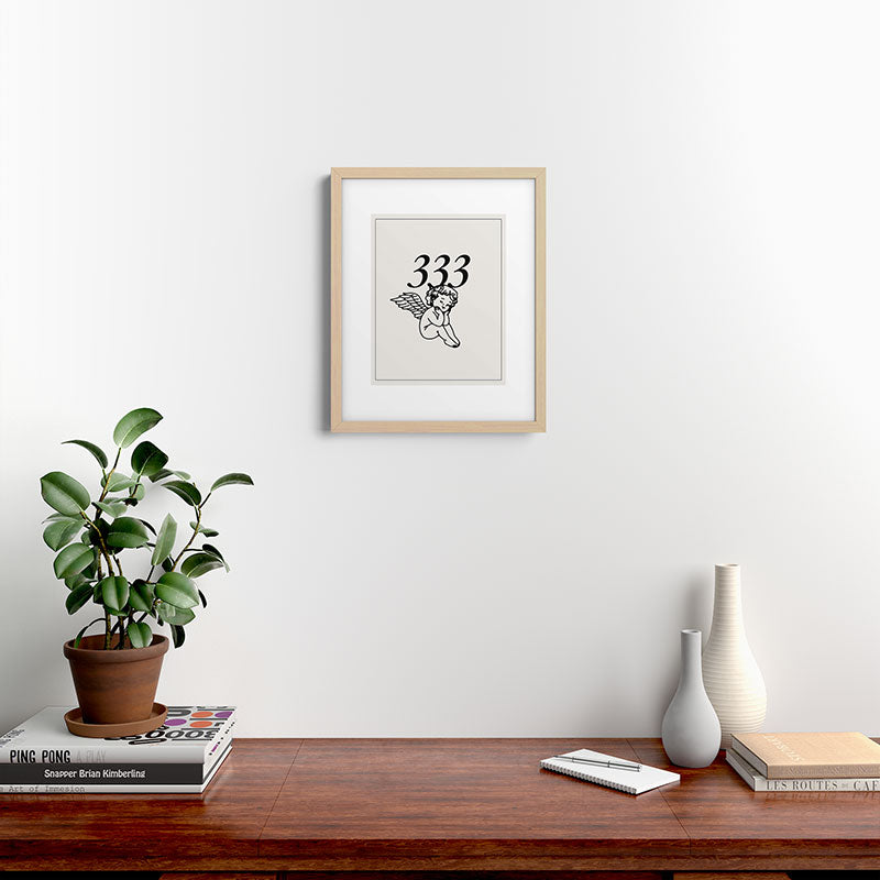 333 Poster Framed Art Print