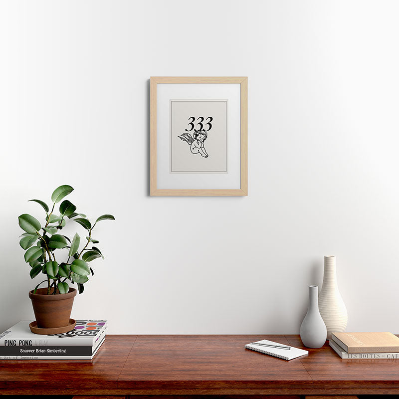 333 Poster Framed Art Print