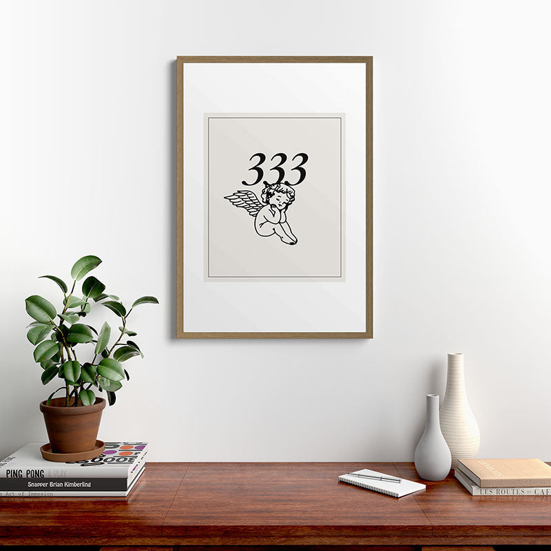 333 Poster Framed Art Print