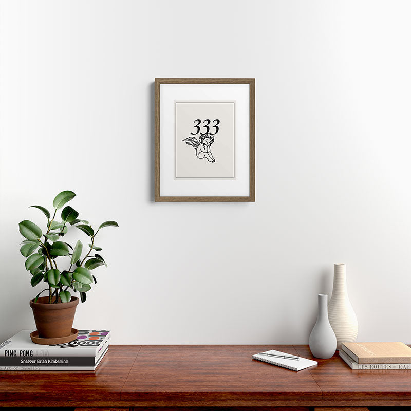 333 Poster Framed Art Print