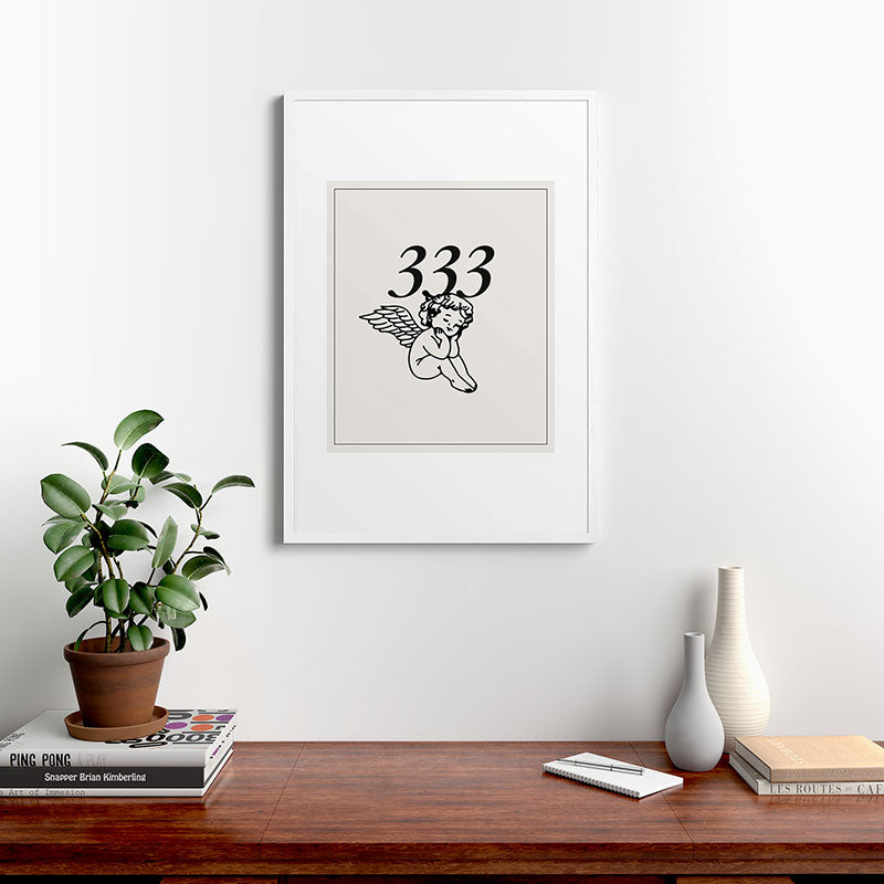 333 Poster Framed Art Print
