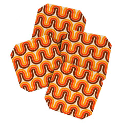 70s Retro Vintage Style 821 Autumn Coaster