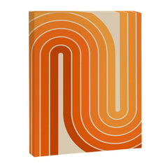 70s Retro Vintage Style Minimal Design 553 Canvas Print