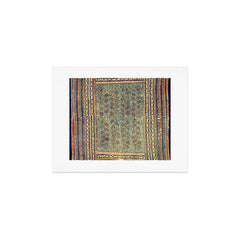 18th Century Indian Tree Textile Digital Art Painting  Art Print