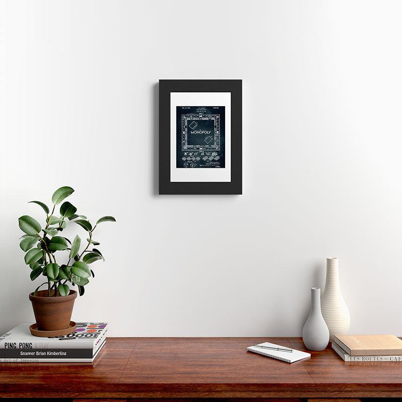 1935 - Board game apparatus (Monopoly) Framed Art Print