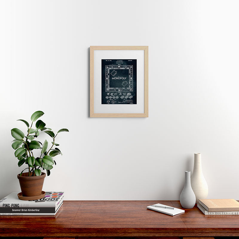1935 - Board game apparatus (Monopoly) Framed Art Print