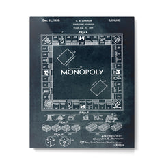 1935 - Board game apparatus (Monopoly) Metal Print