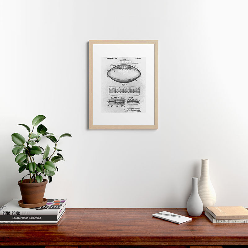 1938 Football Framed Art Print