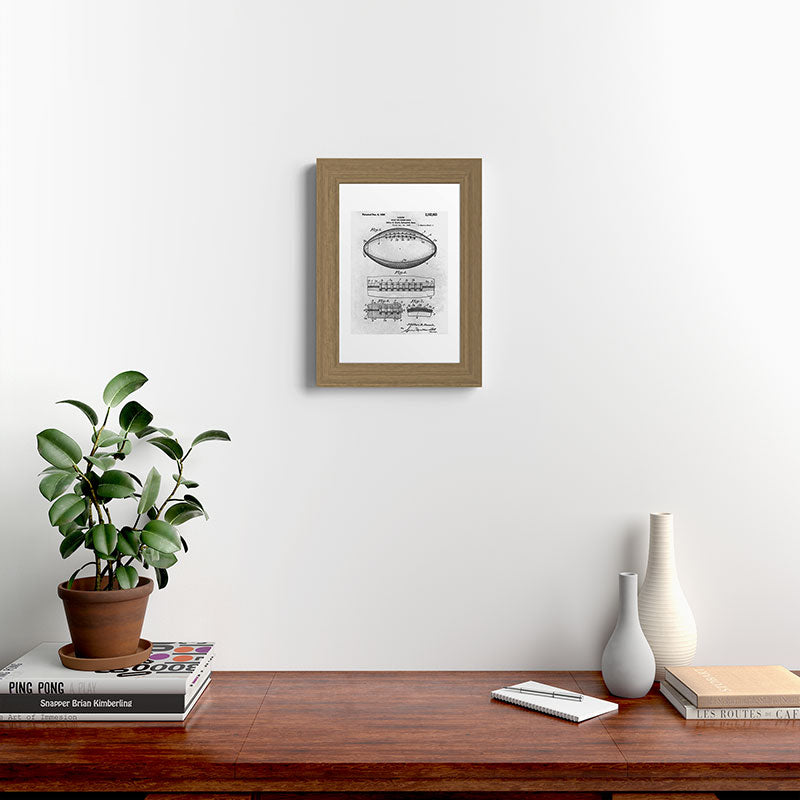 1938 Football Framed Art Print