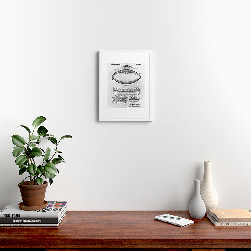 1938 Football Framed Art Print
